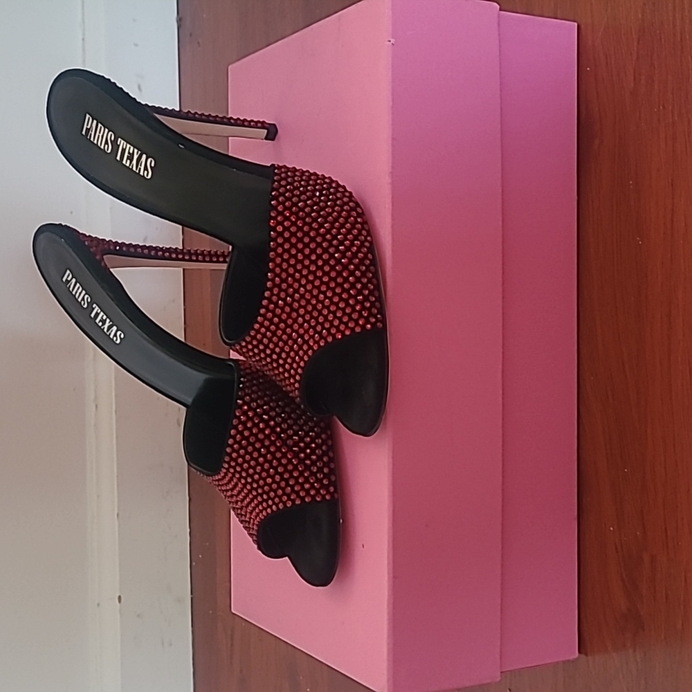 Paris Texas crystal heels